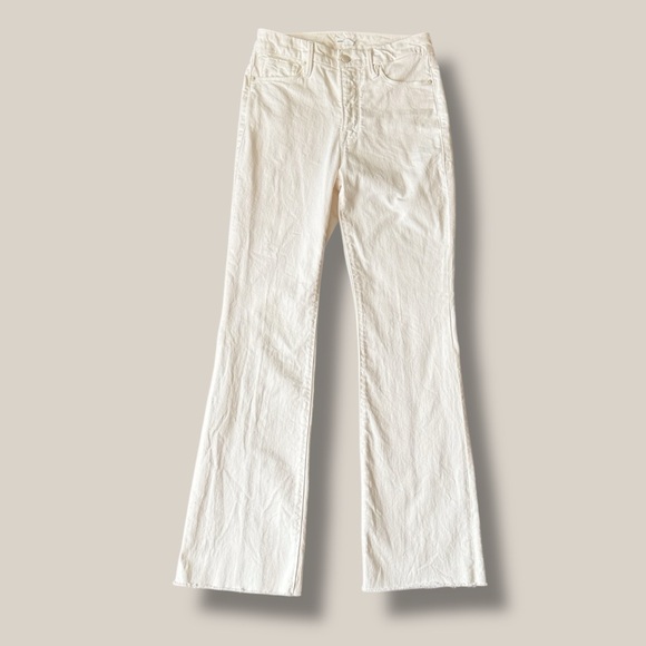 Good American Good Classic Boot Cut Jeans Cloud White Size 4/27 - Picture 3 of 13
